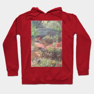 Water Under The Bridge Oil Painting Hoodie